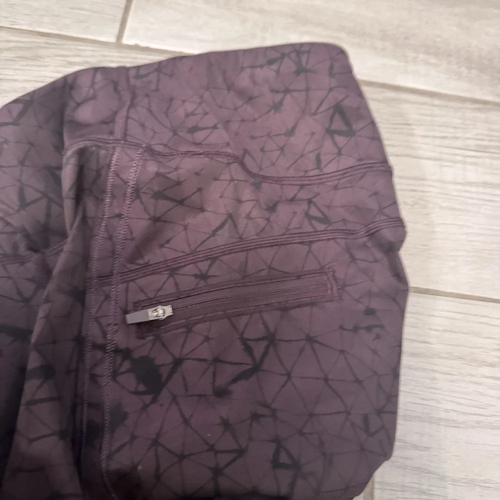 Lululemon Inspire‎ Tight II Mesh Full On Luxtreme Star Crushed Black Cherry Sz 4